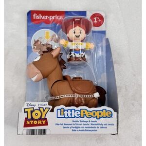 New 2025 Fisher Price Little People Toy Story Jessie And Bobbin' Bullseye Horse